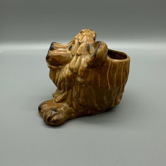 Vintage Lion Planter - Picture 2 of 7